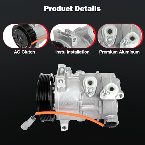 Image of cciyu Air Conditioning Compressor Compatible for Dodge Caliber