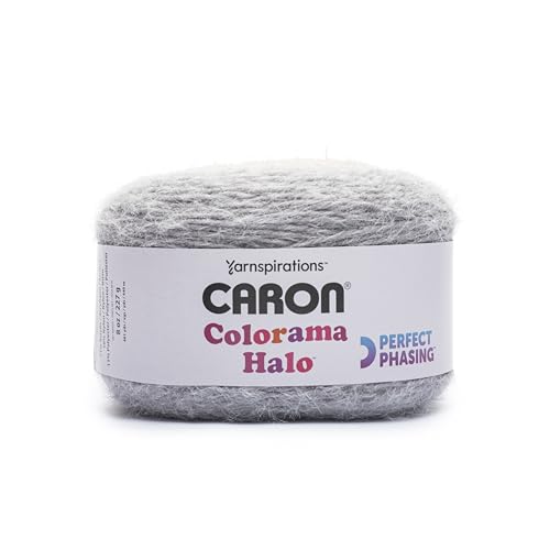 Image of Caron Colorama Halo Cake TIN and TAN Yarn - 2 Pack of 8oz /226.79g - 71% Acrylic,18% Nylon,11% Polyester - #5 Bulky - 60 Yards for Knitting, Crocheting & Crafts