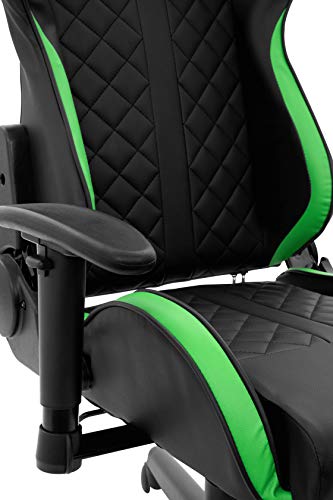 CADEIRA GAMER EVOLUT TANKER-V2 EG-905 PRETO E VERDE