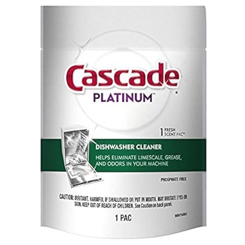 Product Image of the Cascade Platinum Dishwasher Cleaner 1-Fresh Scent Pac