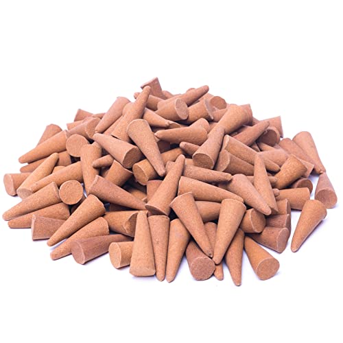 DHYANA - Encens en cône - Lot de 150 encens : 15 parfums x 10 cônes : Ambre, Champa, Cannelle, Oliban, Jasmin, Lavande, Citronnelle, Lotus, Musc, Oud, Patchouli, Rose, Bois de Santal, Fraise, Vanille Cover