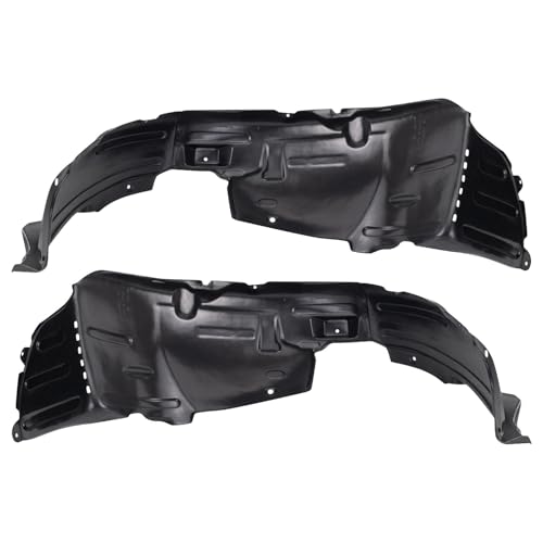 Image of TRQ Front Inner Fender Liner Set Compatible with 2010-2012 Hyundai Genesis Coupe HY1248120 HY1249120