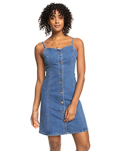 Roxy Women's Some Dance Denim Dress, Medium Blue 233, X-Small at