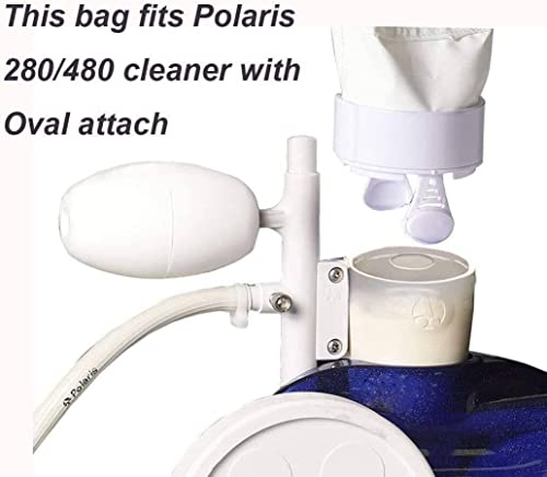 Pool Spa Part Nylon Mesh Pool Cleaner All Purpose Bag Fits Polaris 280, 480 Pool Cleaner Zippered All Purpose K13 K16(2 Pack) #TOP1