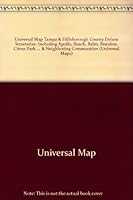 Universal Map Tampa & Hillsborough County Deluxe Streetatlas: Including Apollo, Beach, Balm, Brandon, Citrus Park ... & Neighboring Communities 0762500492 Book Cover