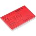 The 5S Store 5S Adhesive Post-It Style Red Tags, 50 pack