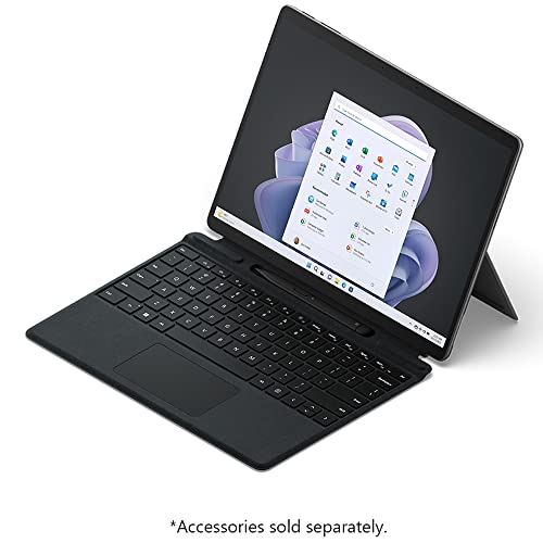 Image of Microsoft Surface Pro 9 13 inch Touch Tablet, Intel i7, 16GB /256GB, Graphite Bundle Surface Pro Signature Mechanical Keyboard, Black and 1 YR CPS Enhanced Protection Pack