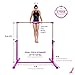 Springee Adjustable Height Team Gymnastics Bar - Gymnastics Equipment for Home - Kip Bar - Purple