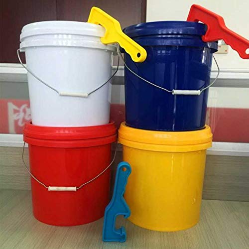 ULTECHVO 4 peças abridor de tampa de plástico de 5 litros abridor de tampa de lata para ferramentas