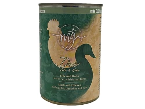 Produktbild von Paul & Paulina Nassfutter Duo Ente & Huhn - 410 g
