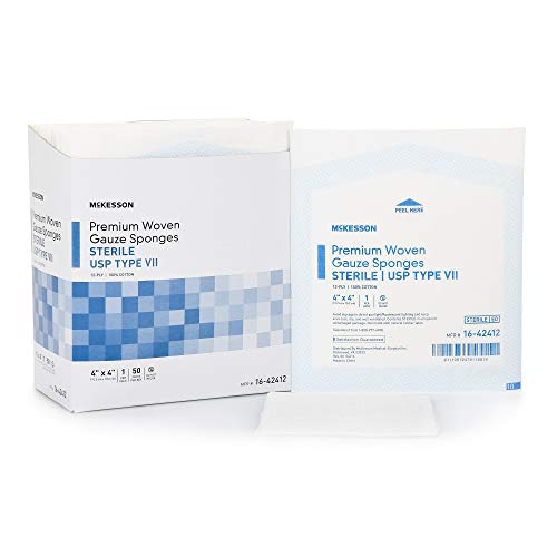 McKesson 12-Ply USP Type VII Gauze Sponge Sterile 4 x 4