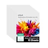 Cricut® Sublimation Printable Iron-On - 8.5 in x 11 in (10 ct)