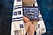 EMANUEL Yair Tallit Prayer Shawl Set with Yarmulke and Tallis Bag | Silk Embroidered Geometric Square Design (Blue TAH-5B)