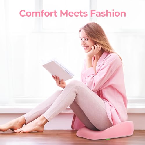 image for AUVON Stylish Pink Donut Pillow Hemorrhoids Scientific Center Hole & U