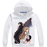 GO2COSY Anime Sword Art Online Cosplay Kirigaya Kirito Asuna Jacket Sweatshirt Fleeces Costume Hoodie