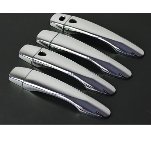 Couvercle de poignée de porte moulage décoratif capuchon carbone chrome Renault Kadjar