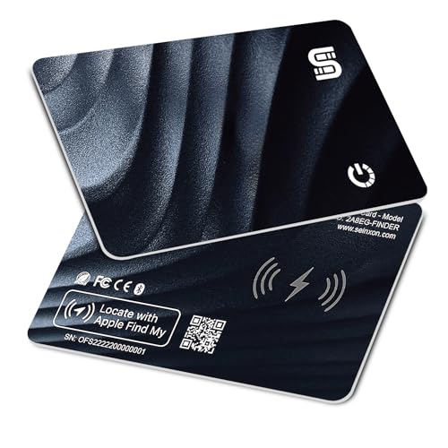 Seinxon Wallet Tracker (Wireless Charging, Black)