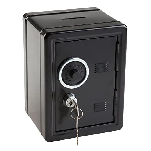 Idena 337159 - Caja fuerte guardada, colores surtidos, aproximadamente 12 x 10 x 16 cm, para niños, para guardar de forma segura dinero, objetos de valor y otros objetos importantes