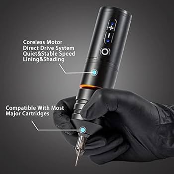 Amazon | Ambition Ninja Pro ワイヤレス タトゥーマシンキット