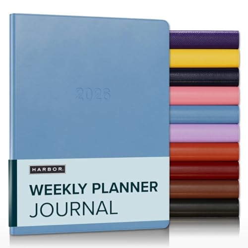 Harbor Weekly Planner Journal Planner 2026 - Cambridge Reef Blue - 9"x7"