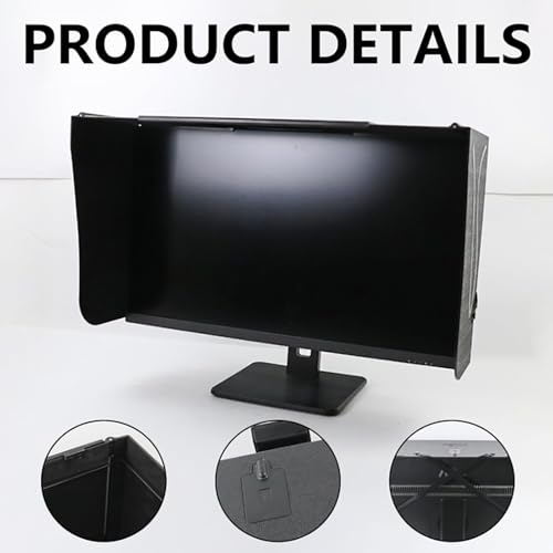 Pare-soleil pour moniteur réglable anti-reflets pour protéger vos yeux