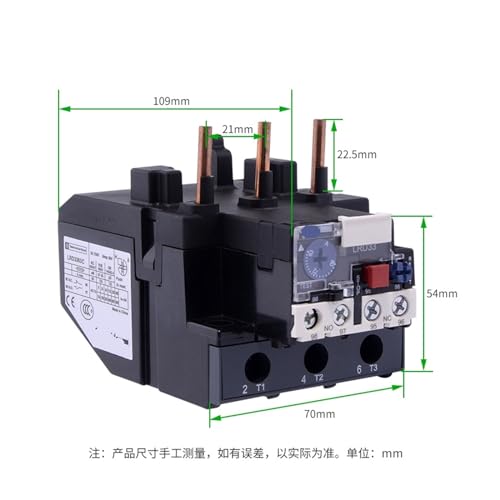 Relé de sobrecarga térmica LRD3355C contactor CA LC1D protección motor 30-40A 2
