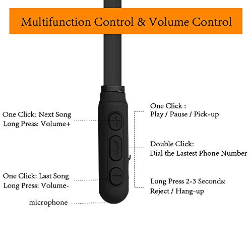 Maxrock Wireless Sleeping Headphones - Noise Blocking Neckband Sleep Earplug Earbuds Bluetooth 4.1，Quick Charge Wireless Sleep Headsets For Insomnia, Side Sleeper, Snoring, Relaxation And Sports #TOP1