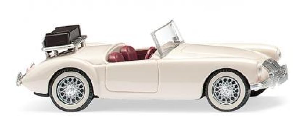 Wiking 081805 H0 MG A Roadster, bianco perla