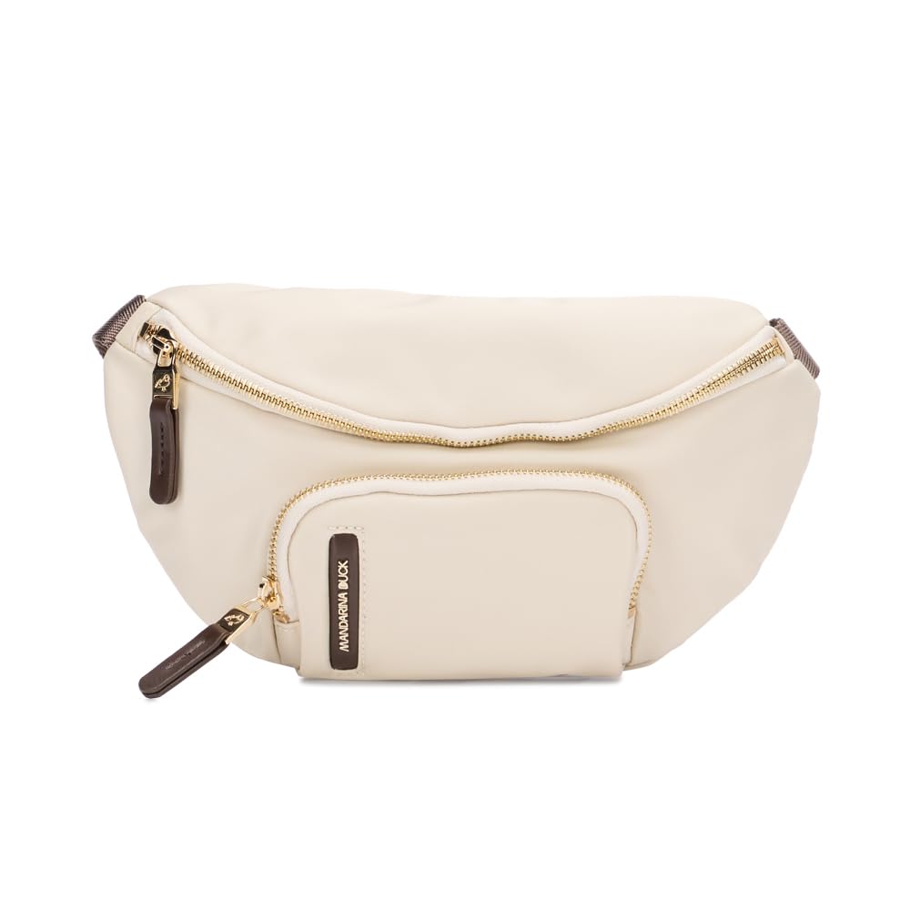Mandarina Duck Women Hunter Bum Bag Handbag, Whitecap Gray, Taglia Unica