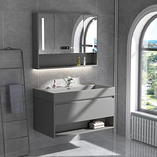 Bwe Waterfall Bathroom Faucet Chrome Glass Spout Bathtub Sink Faucets With Supply Lines Single Handle Single Hole Modern Lavatory Vanity Bath Mixer Tap #TOP1