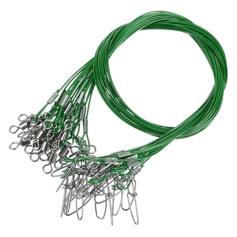 PATIKIL 20 Pack Fishing Wire Leaders Cover