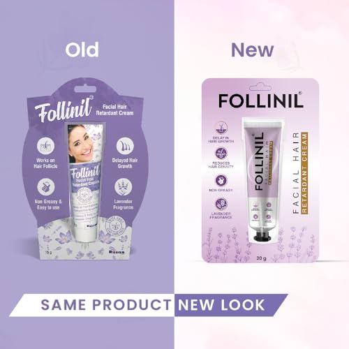 Image of Rusan Follinil Hair Retardant Cream 30g - Delays Hair Growth | Eflornithine Hydrochloride Cream | Pain-Free Non-Greasy & Easy to Use