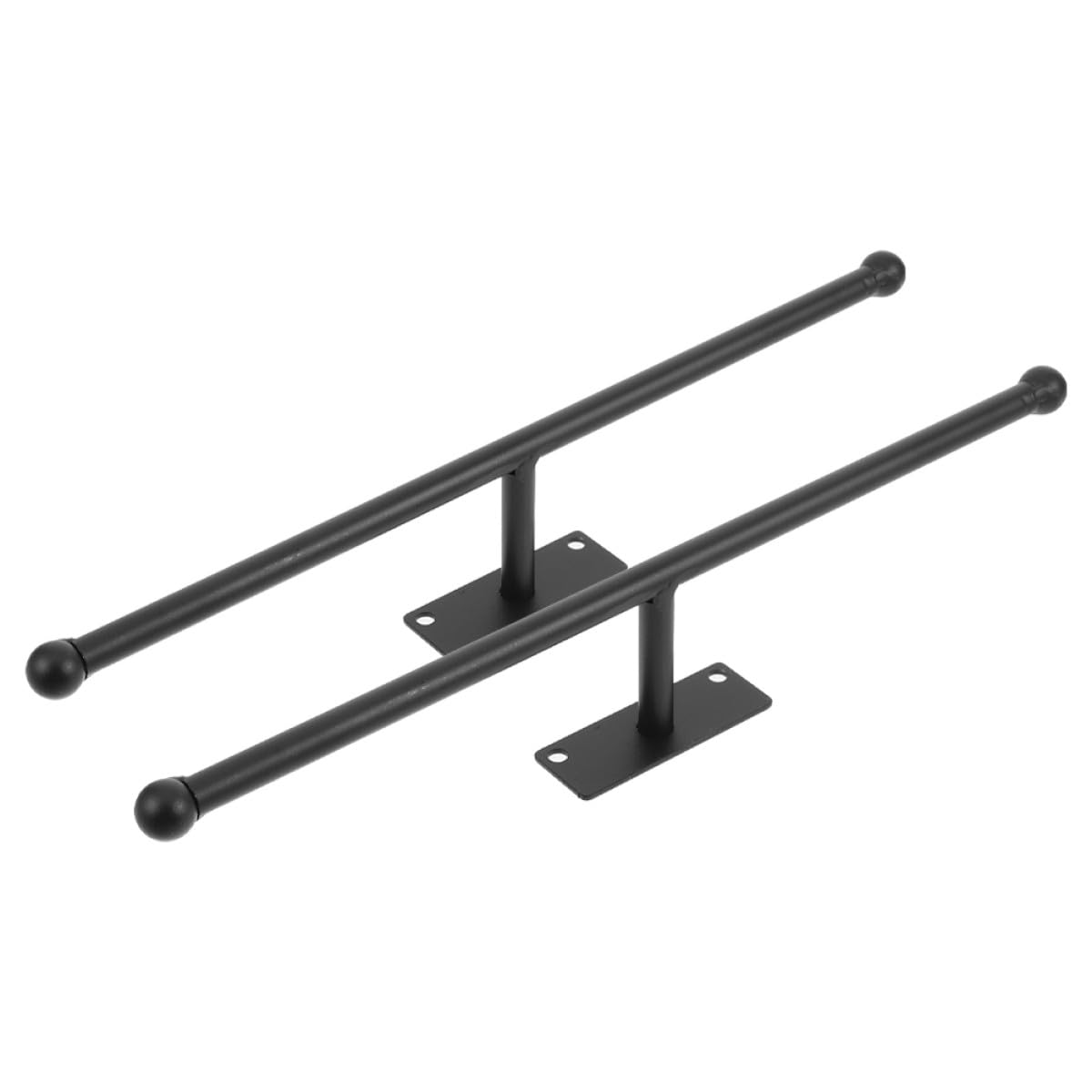 Support en fer noir pour suspendre les colliers sans les emmêler sur le mur