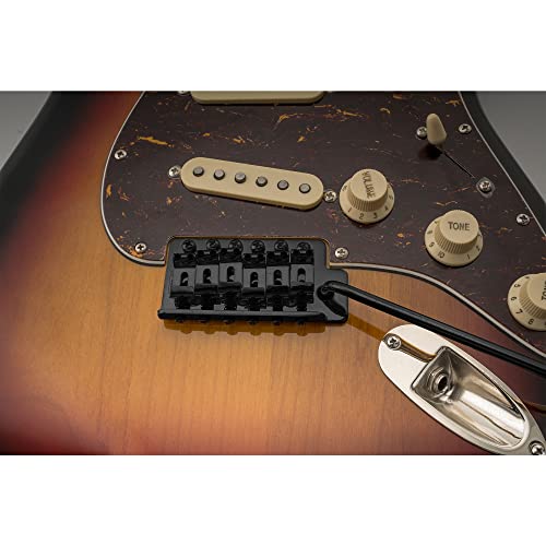 Image of Wilkinson WOV01 52.5mm(2-1 /16 inch) Vintage Tremolo Bridge 6-Screw Squier /Mexico Fender Strat Electric Guitar (Black)