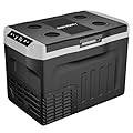 EUHOMY 12 Volt Refrigerator, 32QT(30L) 12V Cooler, Compressor Electric Cooler -4?~68?, 12V Fridge 12/24V DC 110-240V AC, Portable Freezer for Camping, Travel, Truck, Home