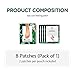 MEDITHERAPY Stay Cool Healing Patch (8ea), Korean Foot Pads for Relaxing, Foot Patches, Detoxing Pads, All Natural Herb Remedy, Stress Relief