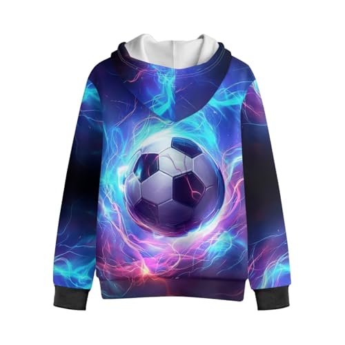 YEXIATODO Zipper Hooded Sweatshirt for Boys Long Sleeve Crop Top Hoodies Fleece-Lined Pullover Sweatshirts with Pockets3