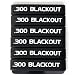 Aolamegs 300 Blackout Magazine Marking Band 6 Pack (Black-White)