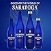 Saratoga Spring Water Bottles, 6 Pack - Still Bottled Water with Naturally Occurring Minerals - Recycled PET Plastic Bottles - 16 Fl Oz