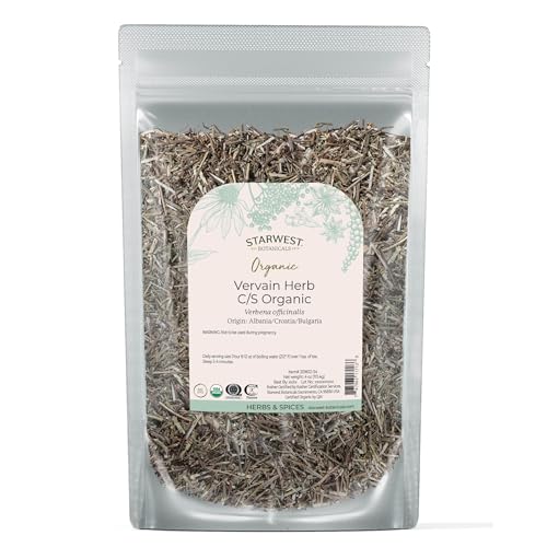 Starwest Botanicals Organic Vervain Herb C/S - 4 oz