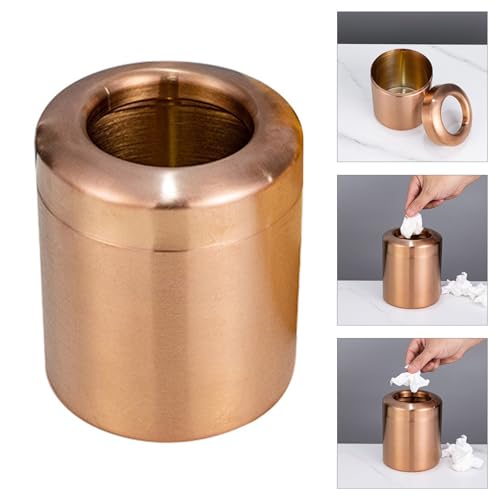 Pequeño Bote de Basura Acero Inoxidable 1.5L con Tapa miniatura 2
