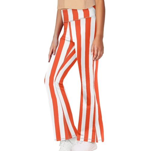 Calça legging de cintura alta para meninas flare casual verão respirável treino roupa legging infant