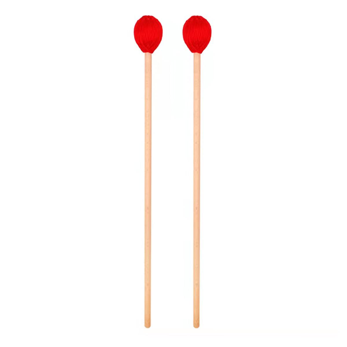Marimba Mallets Medium Red Hard Yarn Head Keyboard