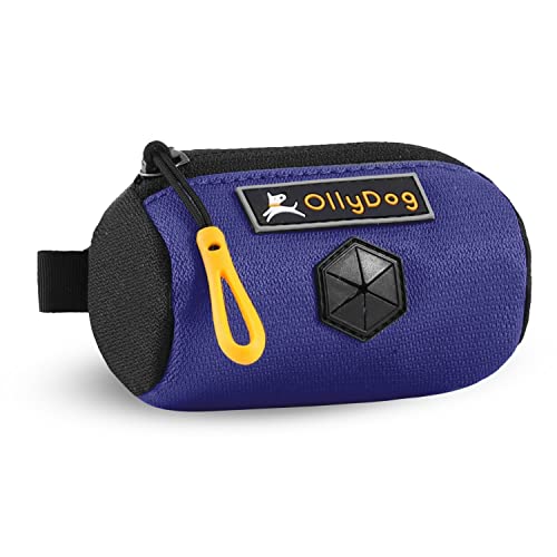 Image of OllyDog Scoop Pick Up | Dog Poop Bag Holder | Lightweight & Water-Resistant Dispenser | Leash Attachment for Hands-Free Carry | Fits Standard Waste Bag Rolls (zAtlantic)