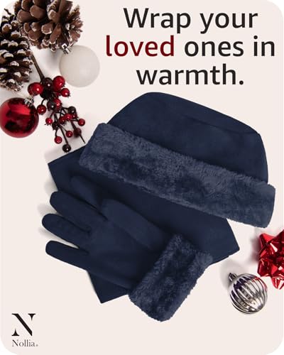 Image of boxed-gifts Women's Warm Fleece Winter - Women's Hat and Glove Set + Hats Gloves Scarves for Women
