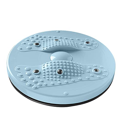 Máquina de masaje podal con puntos de acupresión, disco giratorio para cintura y abdomen, para reducción de grasa (Morado) miniatura 3