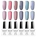 Produktbild ROSALIND UV Farbgel Set 6 Stück Gel-Nagellack Imprägniert das Design-Set für Nagellack-Set UV Gel Nagellack Kit