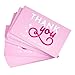 RXBC2011 Thank you for your order cards small business packaging customer insert 3.5x2 inches pack of 100 Pink