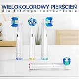 REDTRON 16-częściowe główki szczoteczki, główki szczoteczki do szczoteczek elektrycznych, główki szczoteczki Family Pack do Pro 2 2900 / Pro 2 2000 / Vitality 100-Biały