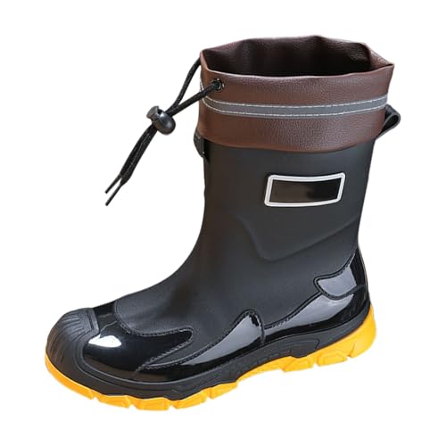 Bottes en caoutchouc colorées légères et imperméables avec coupe courte femme